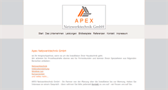Desktop Screenshot of apex-gmbh.net